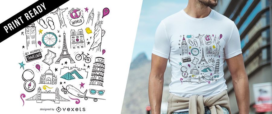 Travel t-shirt design Travel t-shirt design