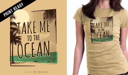 Ocean t shirt design Ocean t-shirt design