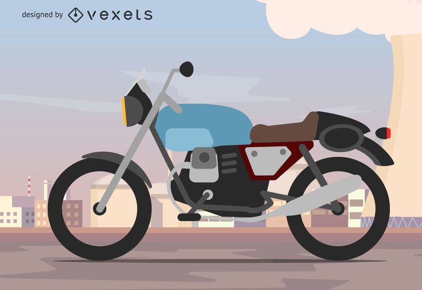 Fundo da motocicleta Fundo da motocicleta