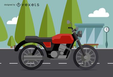 Motorbike illustration Motorbike illustration