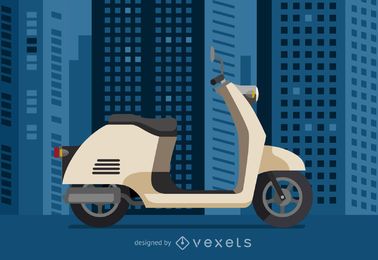 Scooter vehicle illustration Scooter vehicle illustration