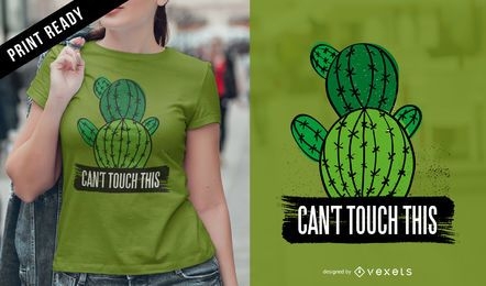 Can't touch t-shirt design