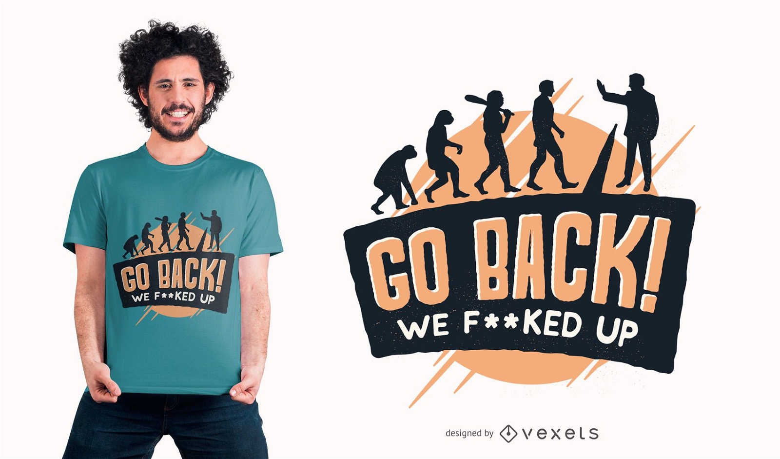 Go back t-shirt design