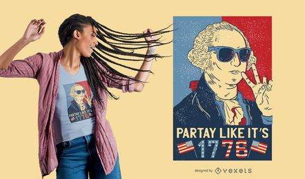 Washington party t-shirt design Washington party t-shirt design
