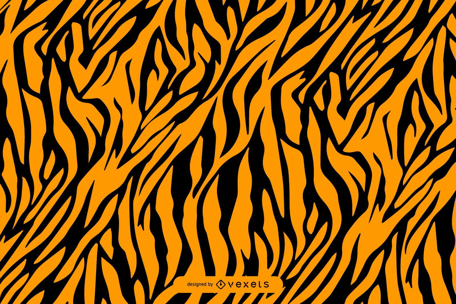 Tiger Stripes Pattern Vector Download