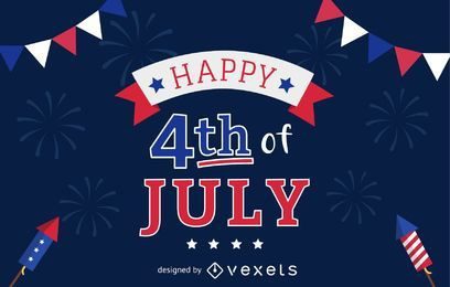 4th Of July Background Vector Download