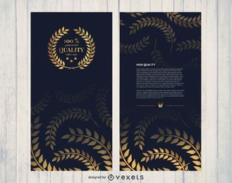 Golden high quality brochure Golden high quality brochure