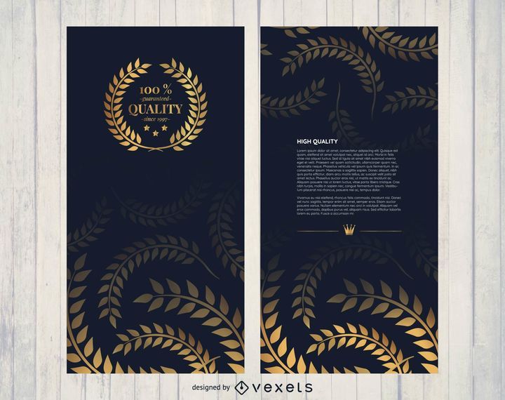 Golden high quality brochure Golden high quality brochure