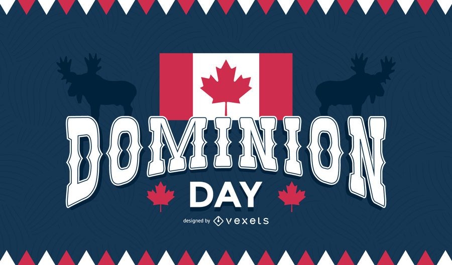Dominion day background - Vector download