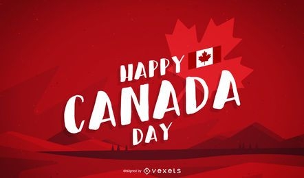 Fundo Feliz Dia do Canadá