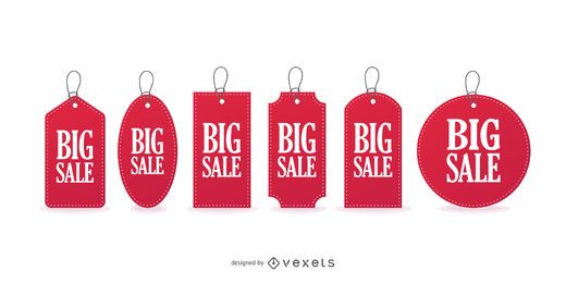 Grandes etiquetas de precio de venta Grandes etiquetas de precio de venta