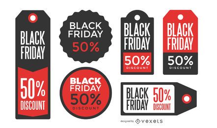 Black Friday-Preisschilder Black Friday-Preisschilder