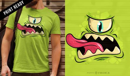 Cyclops Monster T-Shirt Design Cyclops Monster T-Shirt Design