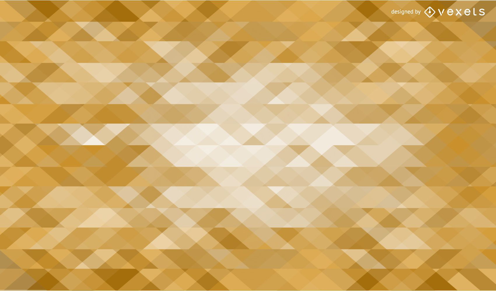 Golden triangles background