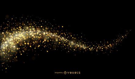 Ola de luces doradas Ola de luces doradas