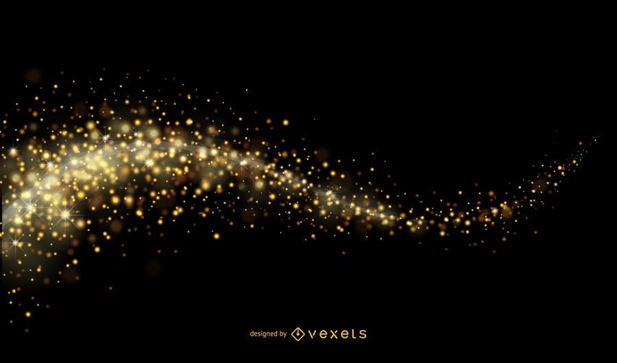 Golden lights wave Golden lights wave