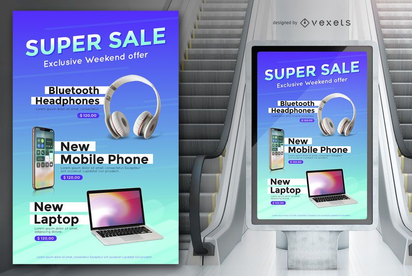 Technology add mockup Technology add mockup