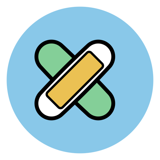 Adhesive bandage icon PNG Design