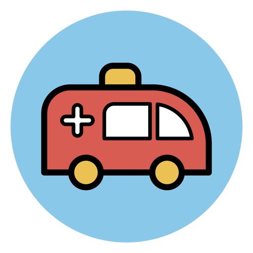 Icono de ambulancia Diseño PNG