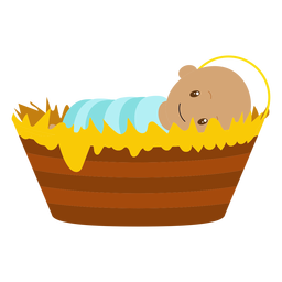 Baby Jesus Charakter Illustration PNG-Design