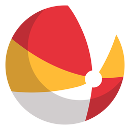 Beach ball icon playground PNG Design