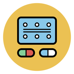 Icono de paquete de ampolla Diseño PNG
