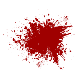 Isolated Blood Splash PNG & SVG Design For T-Shirts