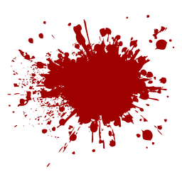 Ícone de respingos de sangue Desenho PNG