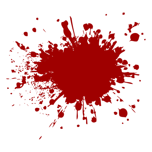 Blutspritzer-Symbol PNG-Design