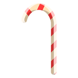 Ícone de bengala doce Desenho PNG