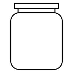Canning jar stroke icon PNG Design Transparent PNG
