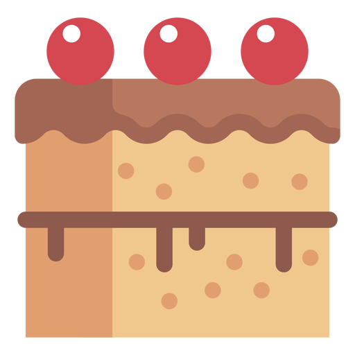 Bolo de cereja Desenho PNG