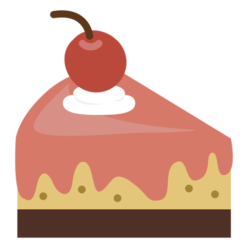 ?cone de fatia de bolo de cereja