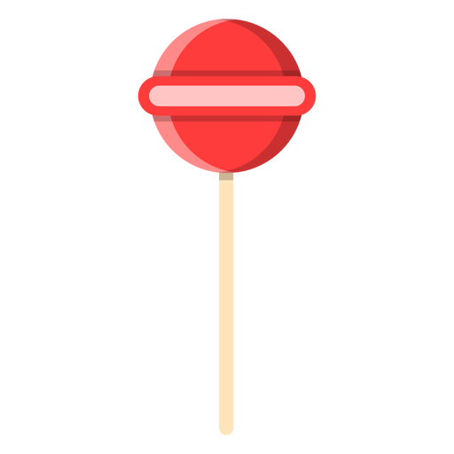 Cherry lollipop icon PNG Design