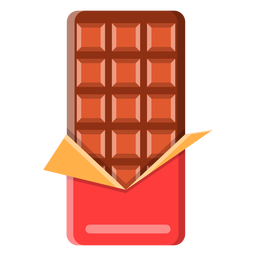 Chocolate bar icon PNG Design