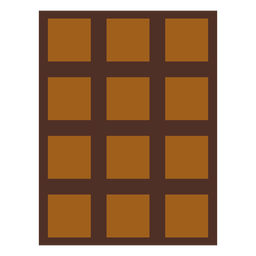 Icono de barra de chocolate icono de postre Transparent PNG