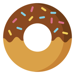 Schokoladen-Donut-Symbol Dessert-Symbol Schokoladen-Donut-Symbol Dessert-Symbol