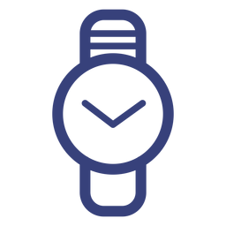 Circle watch stroke icon