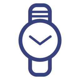 Kreisuhr Strichsymbol PNG-Design