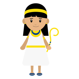 Cleopatra character illustration PNG Design Transparent PNG