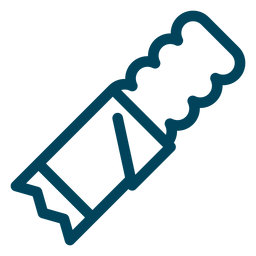 Icono de trazo de oblea recubierta Diseño PNG