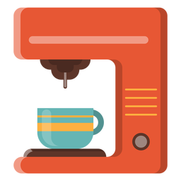 Ícone da máquina de café Desenho PNG