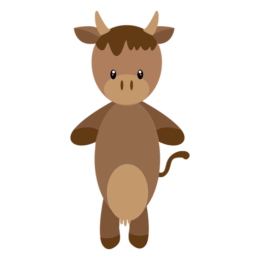 Ilustração de personagem de vaca Desenho PNG