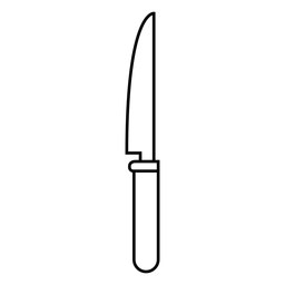 Ícone de golpe de faca de costeleta Desenho PNG
