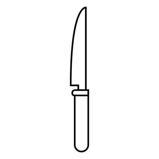 Icono de trazo de cuchillo de chuleta Diseño PNG