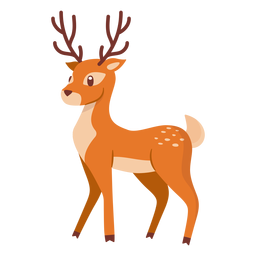 Deer Animal Cartoon Transparent Png Svg Vector File