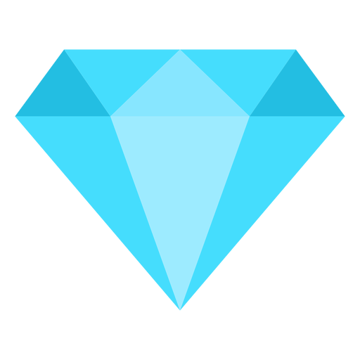 Icono de diamante plano