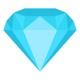 Ícone plano de joia de diamante Transparent PNG