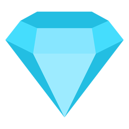 Diamond Precious Gemstone Flat Icon PNG & SVG Design For T-Shirts