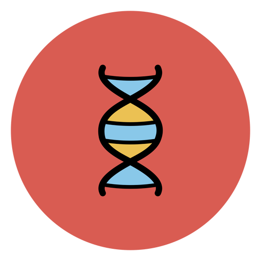 Dna chain icon PNG Design